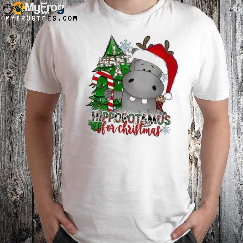 I Want A Hippopotamus For Christmas Onesie, Christmas Hippo Shirt