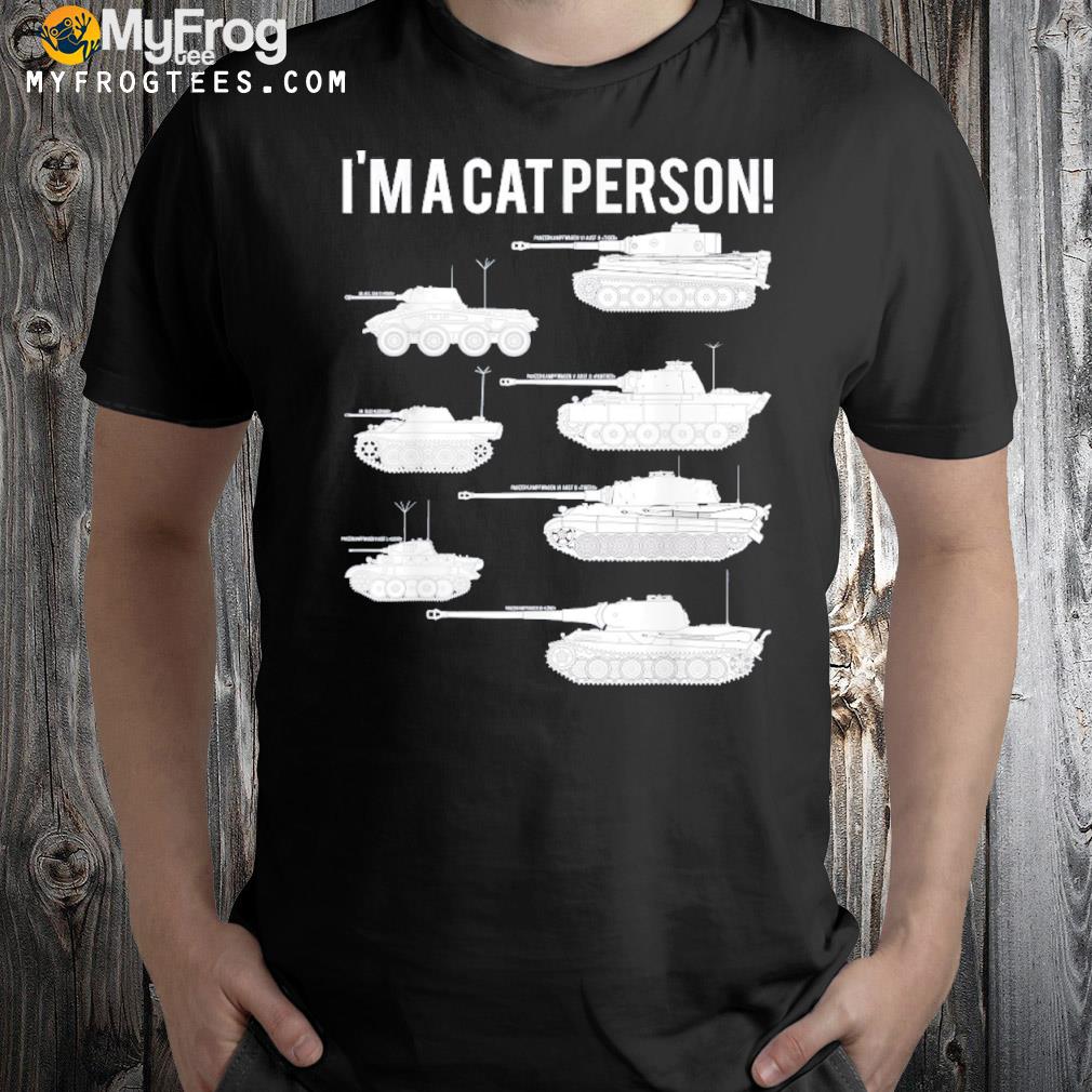 I'm a cat person german cats tanks distressed shirt
