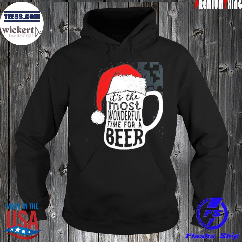 It’s The Most Wonderful Time For A Beer Christmas Couples Shirt Hoodie