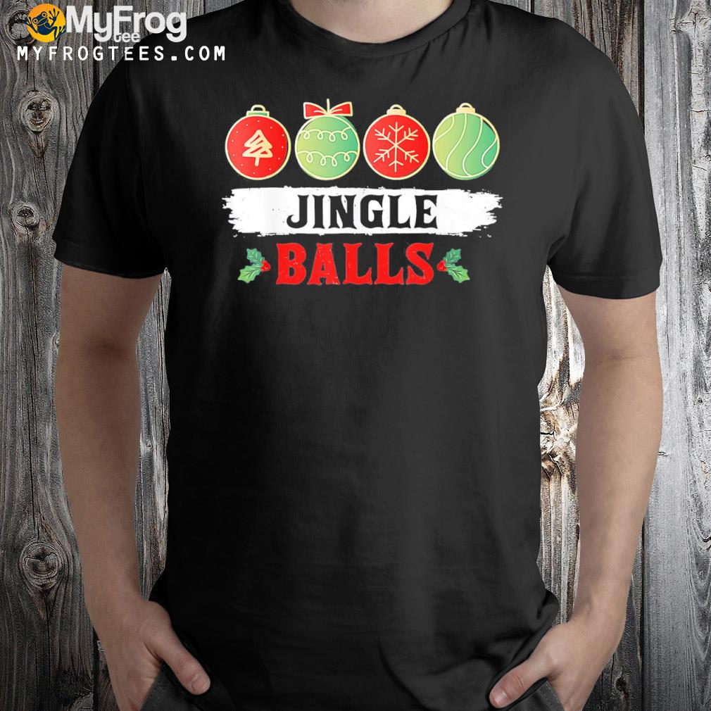 Jingle balls tinsel tits matching couple shirt