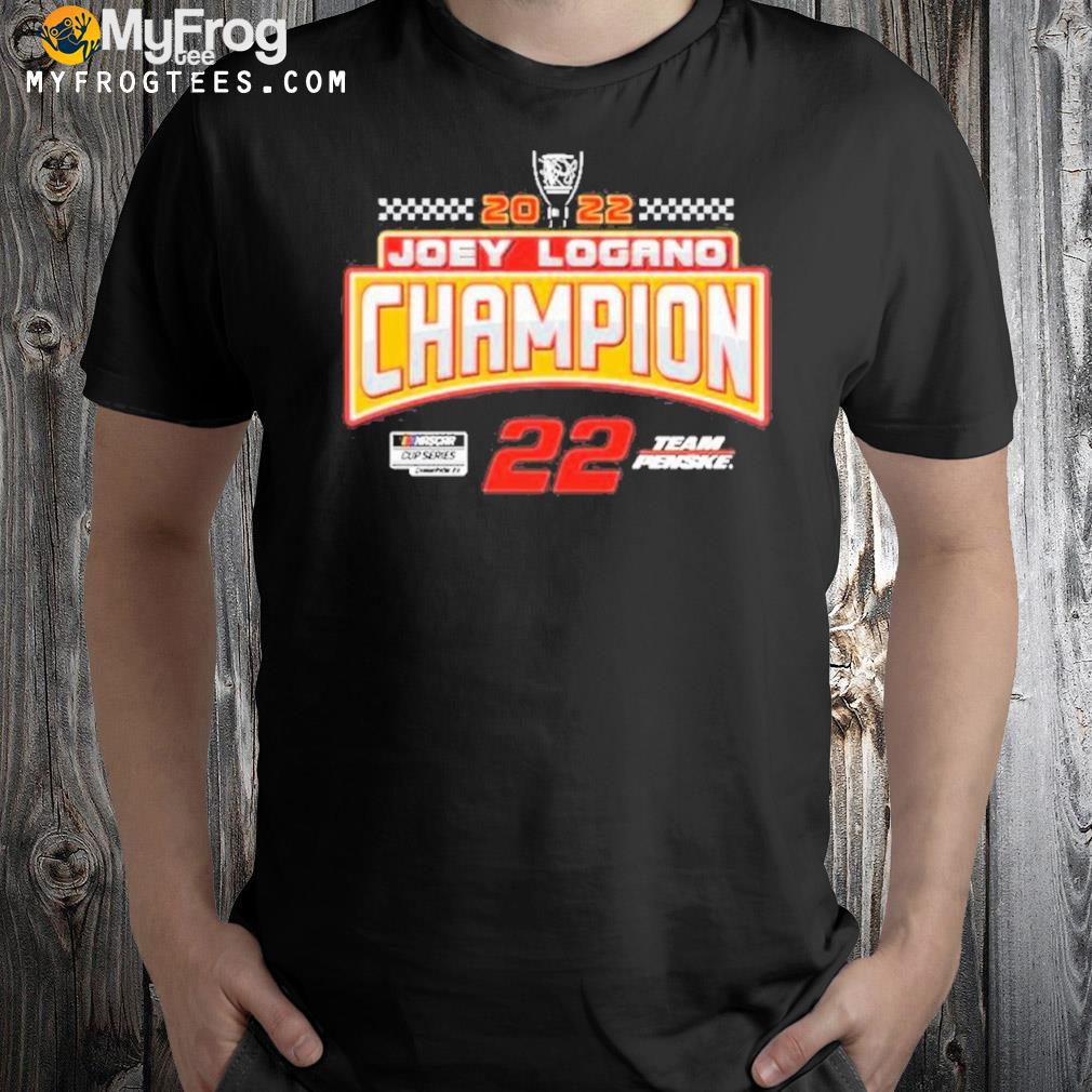 Joey Logano Team Penske 2022 Nascar Cup Series Champion Name Number Long Sleeve T-Shirt