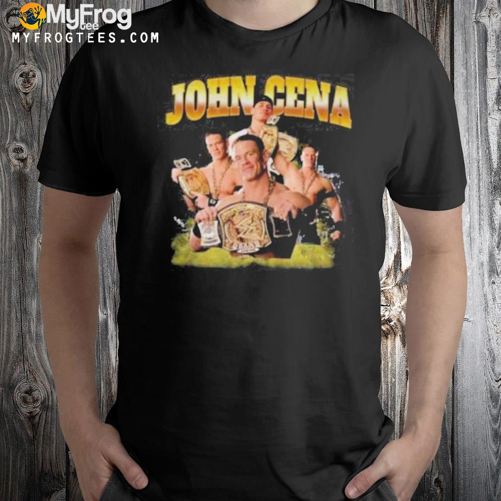 John cena john prototype cena vintage wwe logo shirt