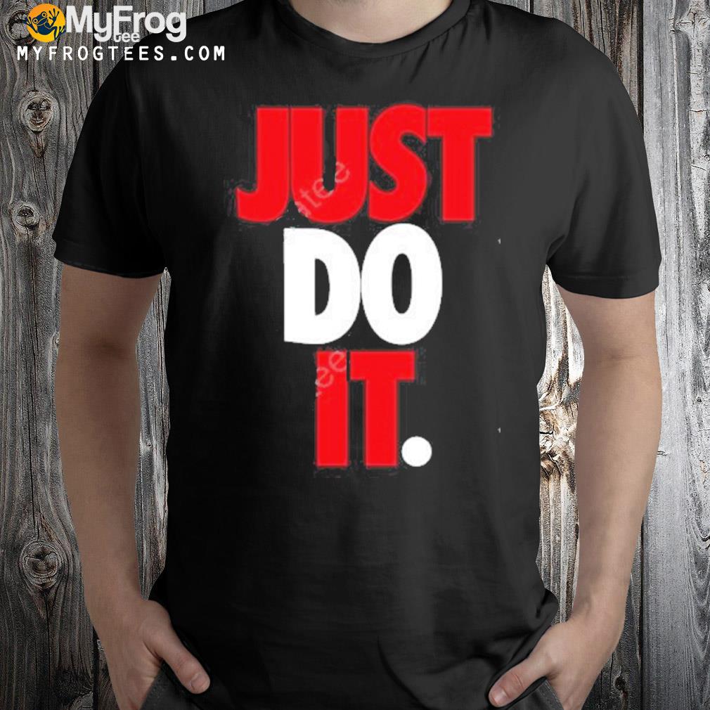 Just do it black shirt