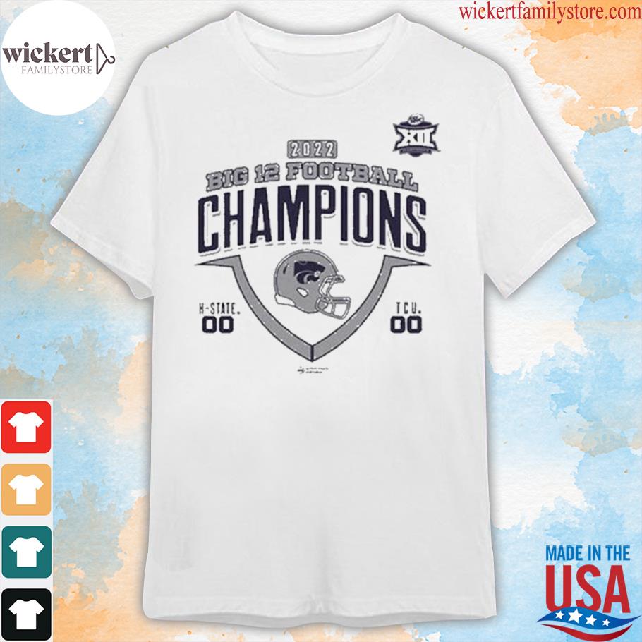 K-state Wildcats 2022 Big 12 Football Champions T-shirt