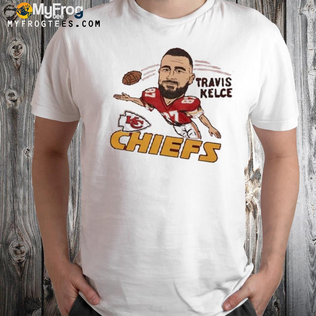 Kansas City Chiefs Travis Kelce Homage Caricature Player Shirt