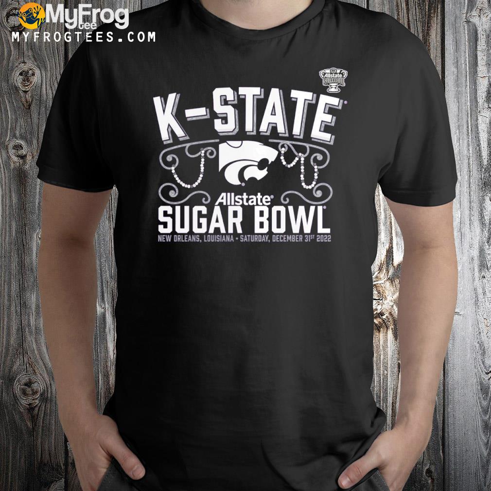 Kansas State Wildcats Branded 2022 Sugar Bowl Gameday Stadium T-Shirt