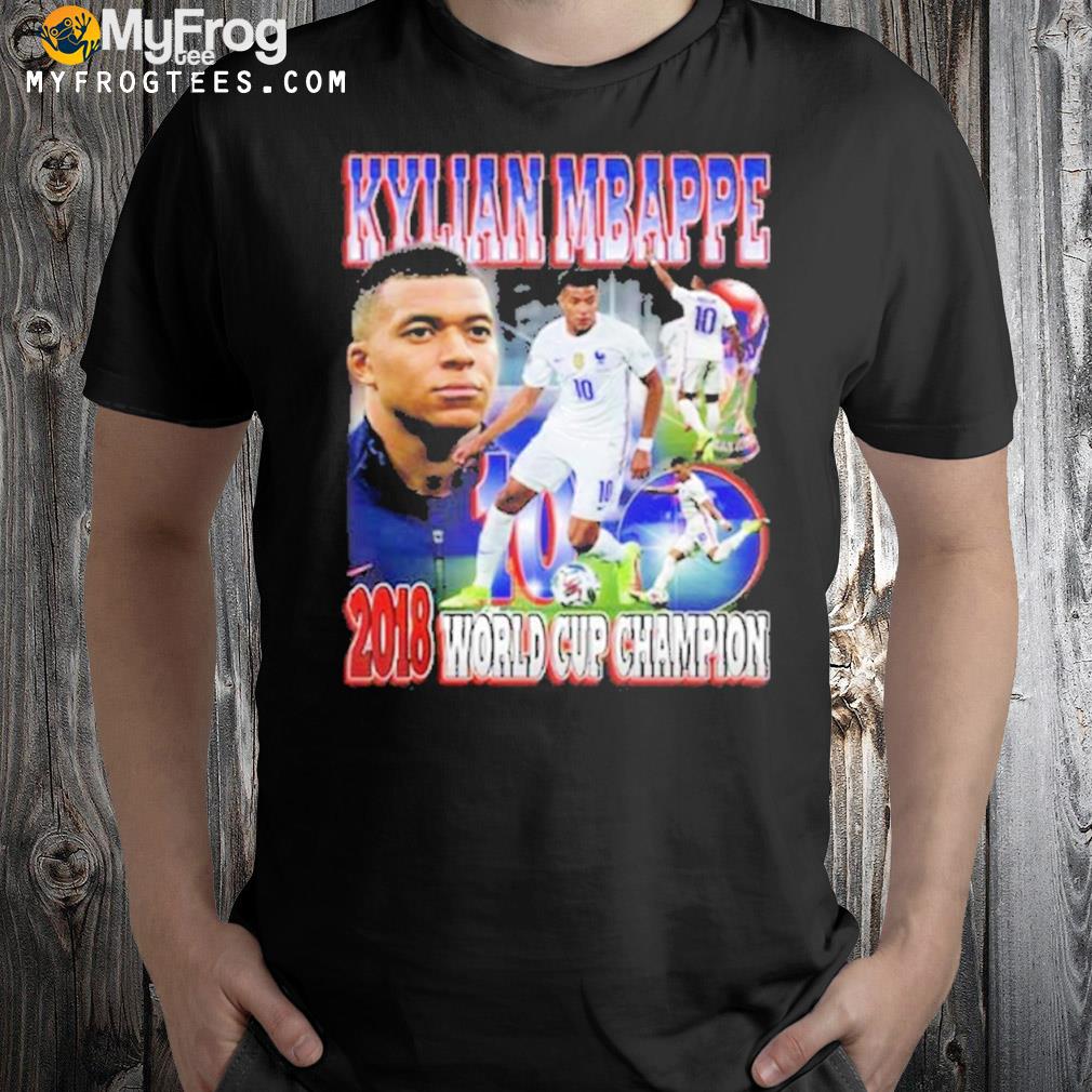 Kylian Mbappe At 2018 World Cup Champion T-shirt