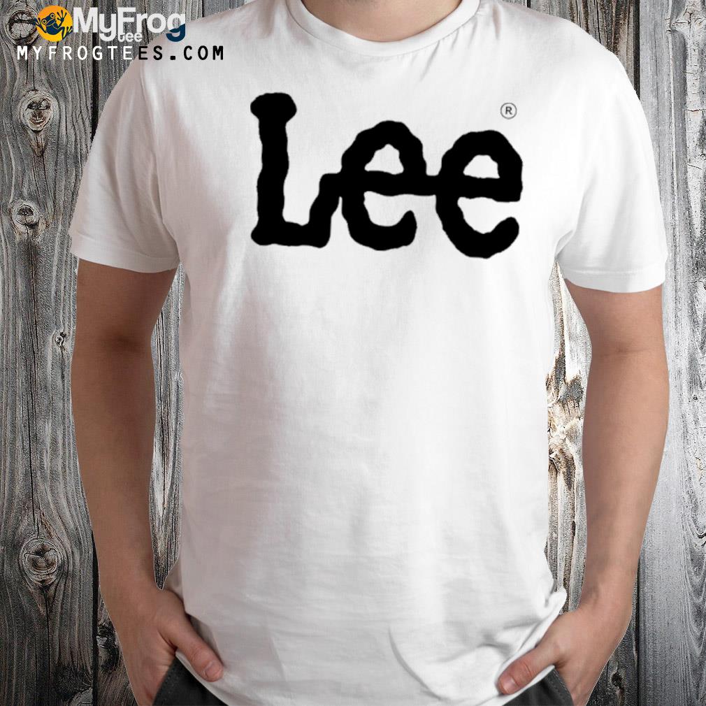 Lee wobbly logo shirt