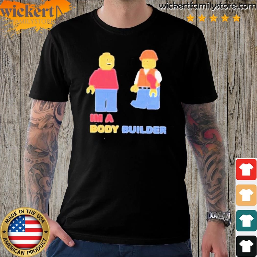 lego I'm a body builder shirt