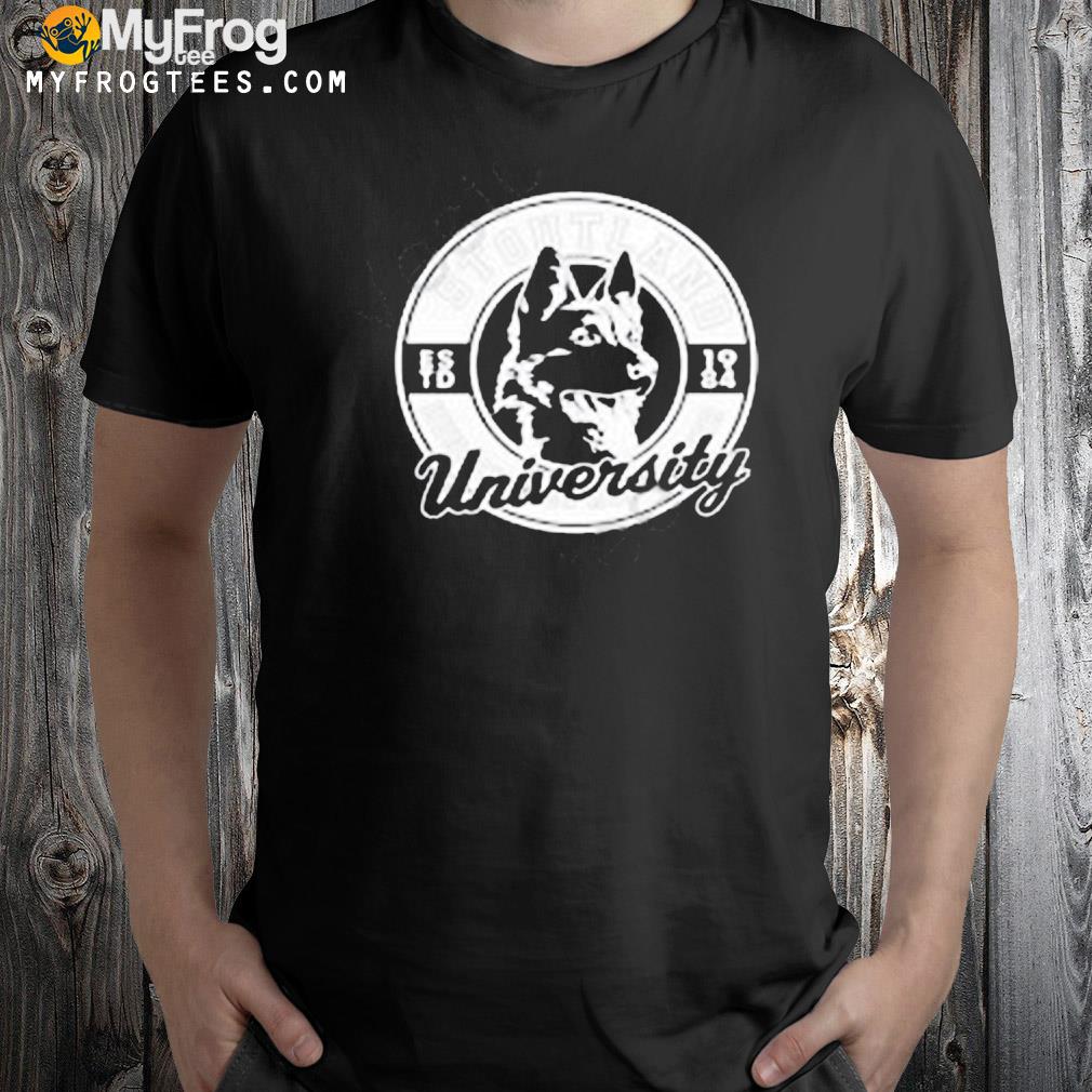 MadI stoutland university estd 1984 hungry dogs run faster shirt