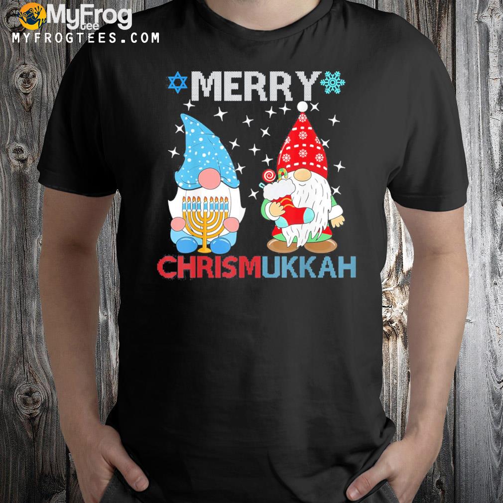 Merry Chrismukkah Funny Gnomes T-Shirt