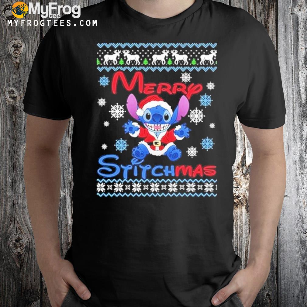 Merry stitch disney Ugly Christmas sweatshirt