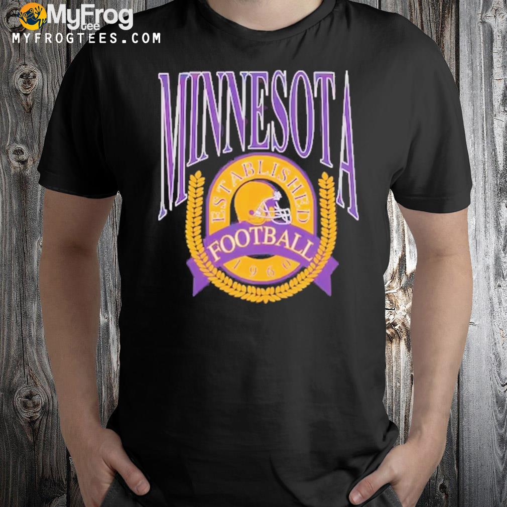 Minnesota football established 1960 t-shirt