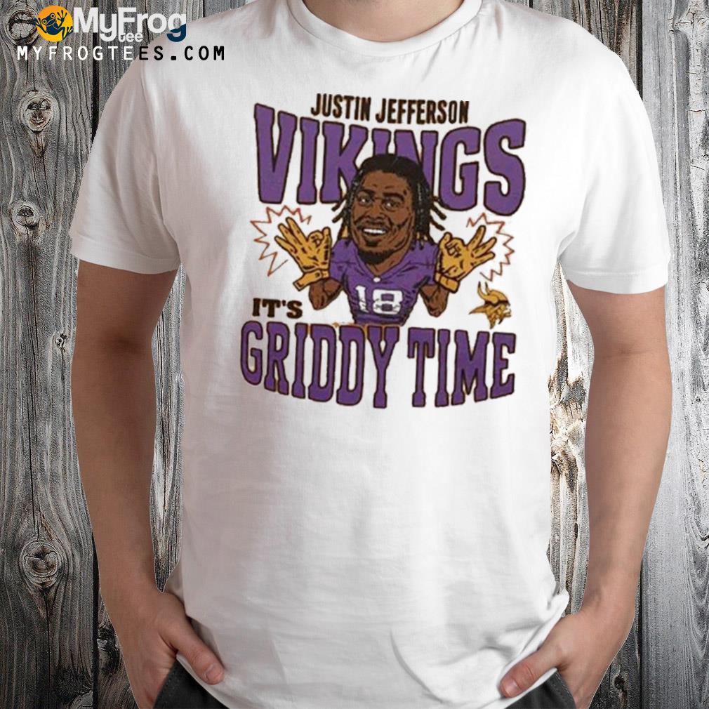 Minnesota Vikings Justin Jefferson Homage Caricature Player Shirt