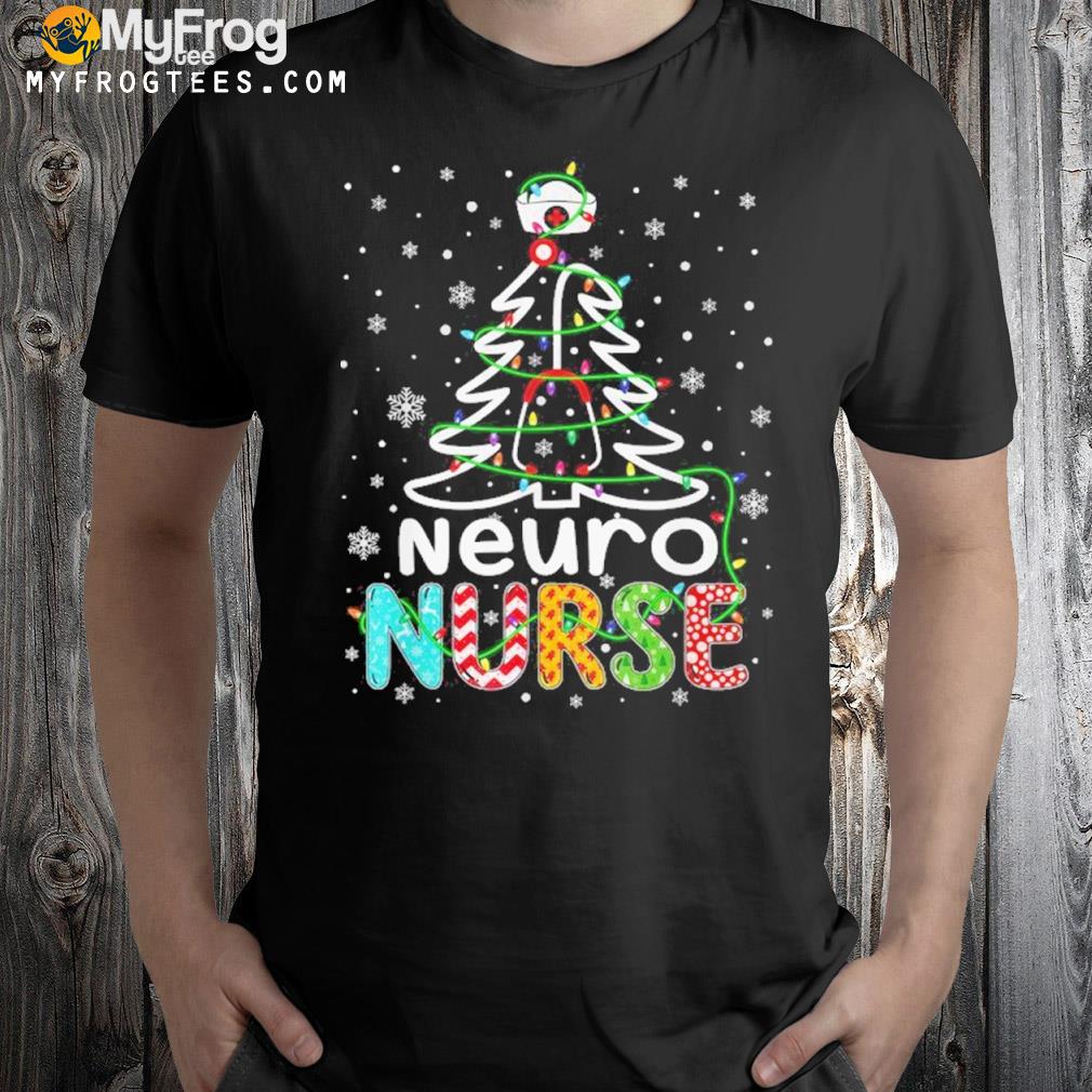 Neuro Nurse Xmas Tree Neuroscience Nursing Christmas Shirt