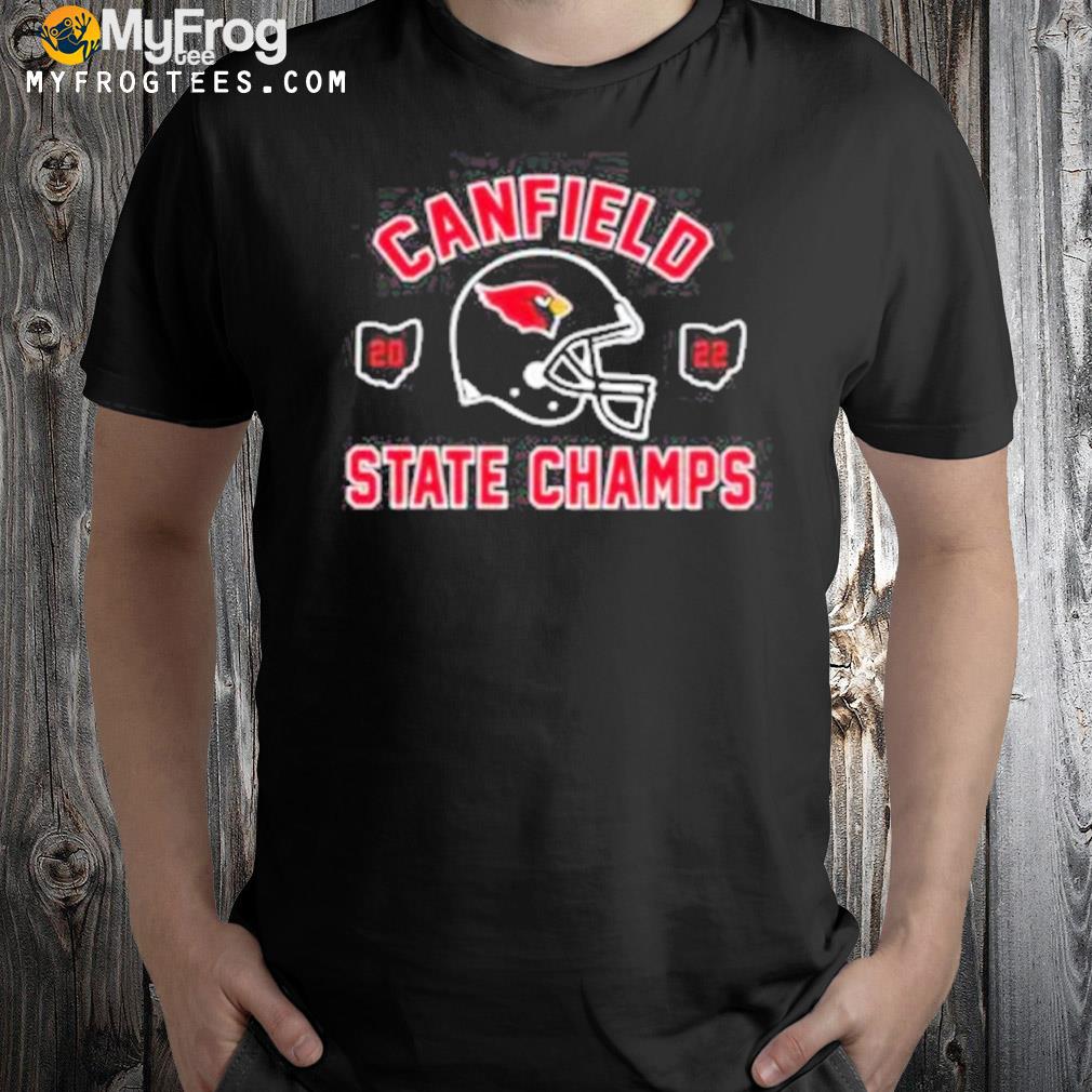 New bremen Football canfield state champs 2022 canfield cardinals Football logo shirt