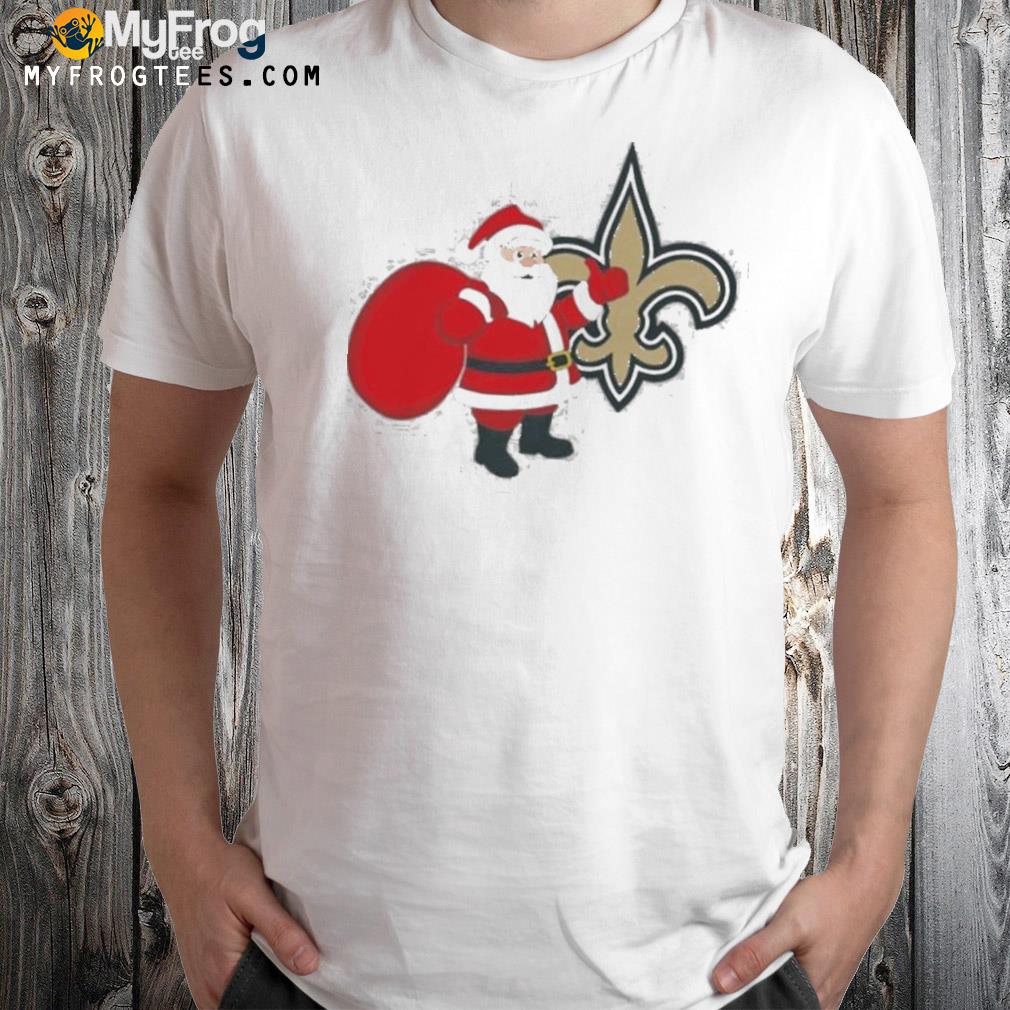 New Orleans Saints Nfl Santa Claus Christmas Shirt