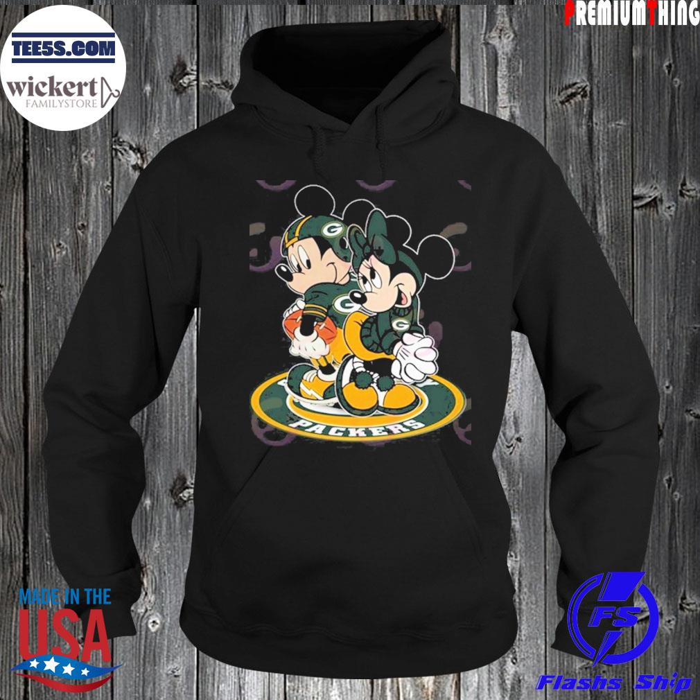 NFL Green Bay Packers Mickey & Minnie T-Shirt Hoodie