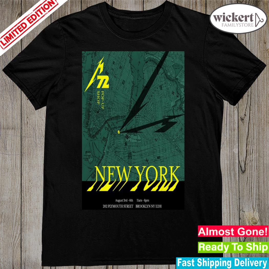 Official 2023 M72 new york and new jersey august 06 2023 202 plymouth street brooklyn ny 11201 poster shirt