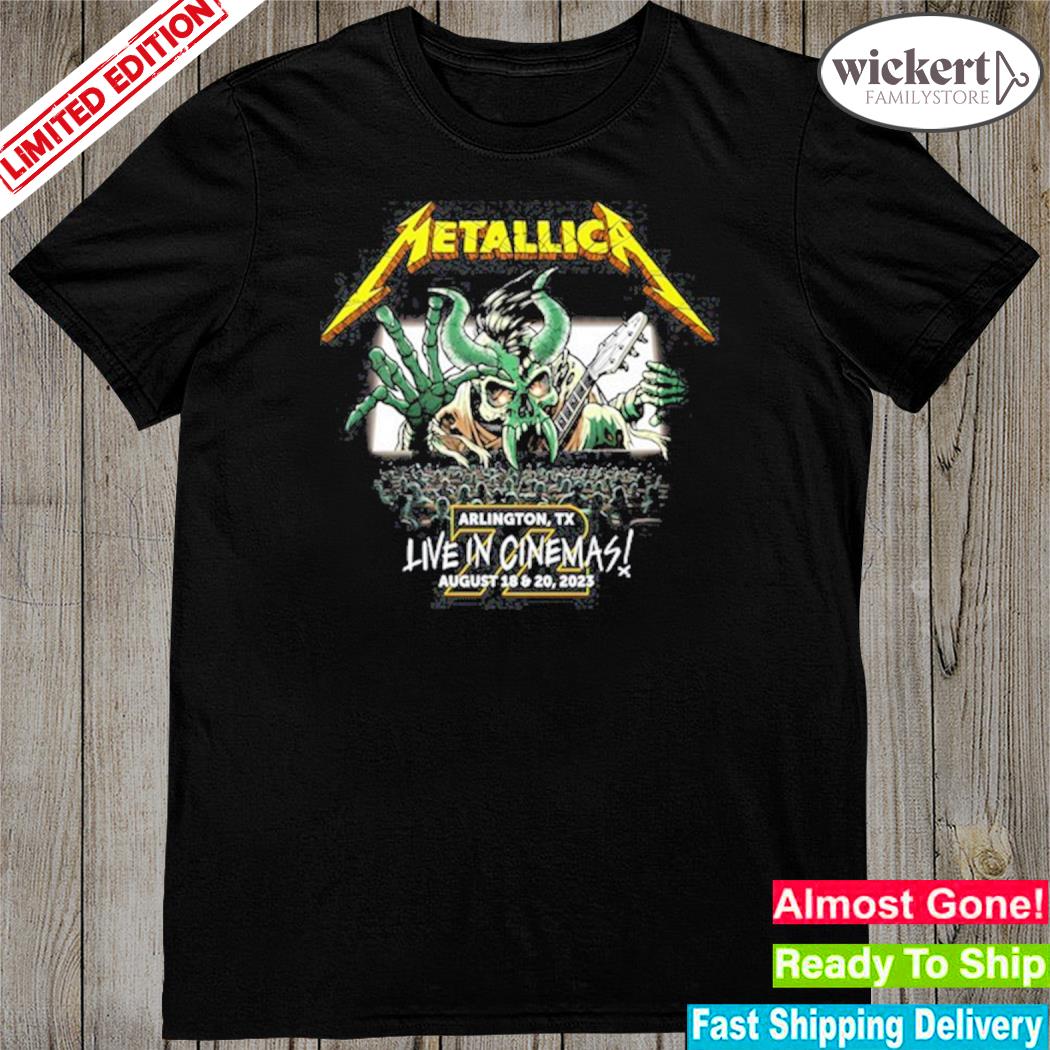 Official 2023 Metallica Event Arlington, TX 2023 Tour Shirt