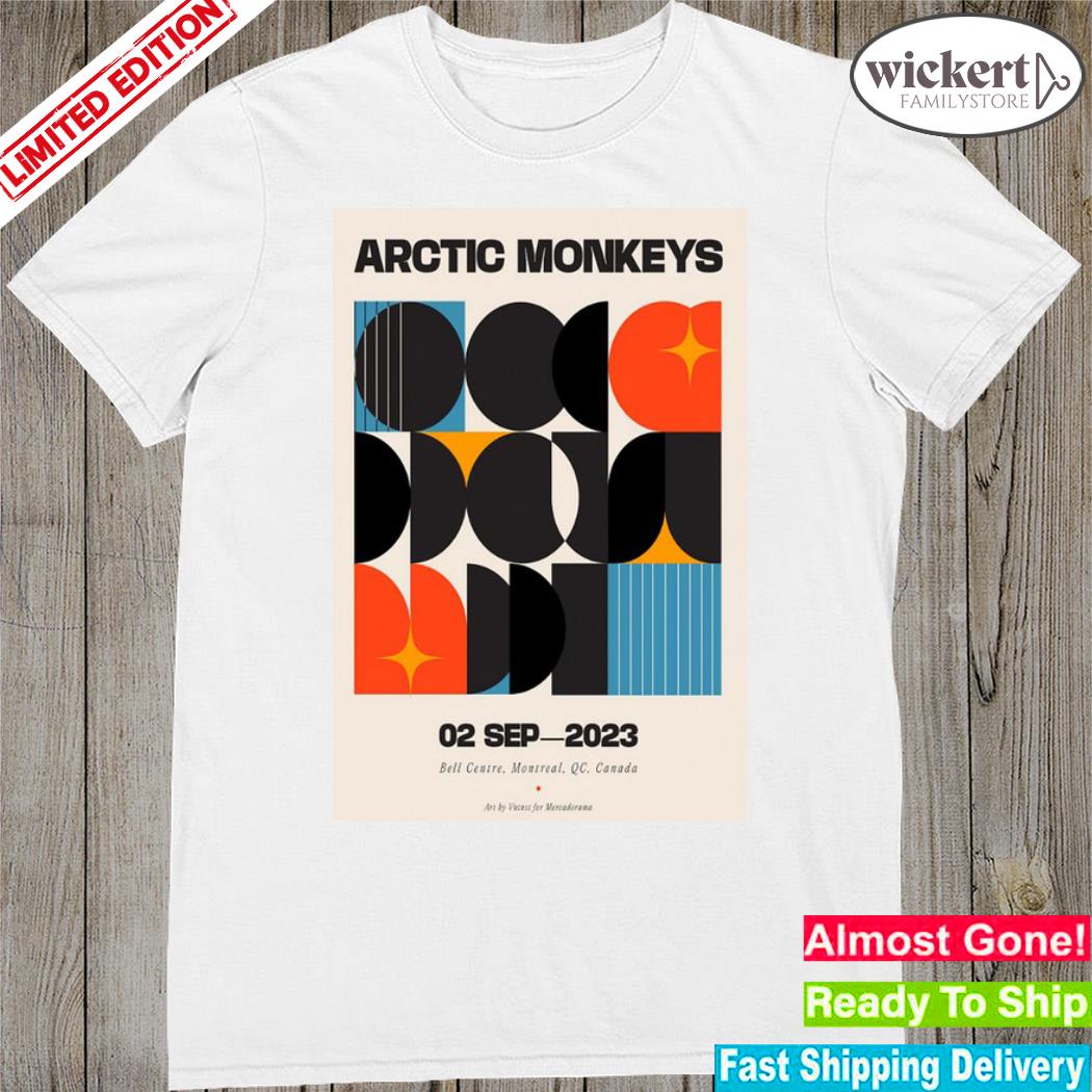 Official arctic monkeys sept 2 2023 bell centre montreal qc Canada shirt