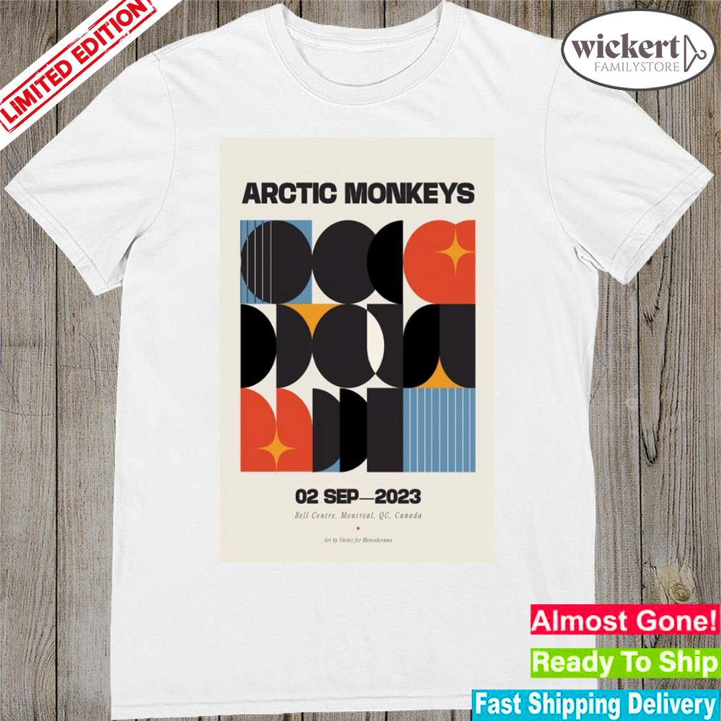 Official arctic monkeys september 2 2023 bell centre montreal qc Canada poster shirt