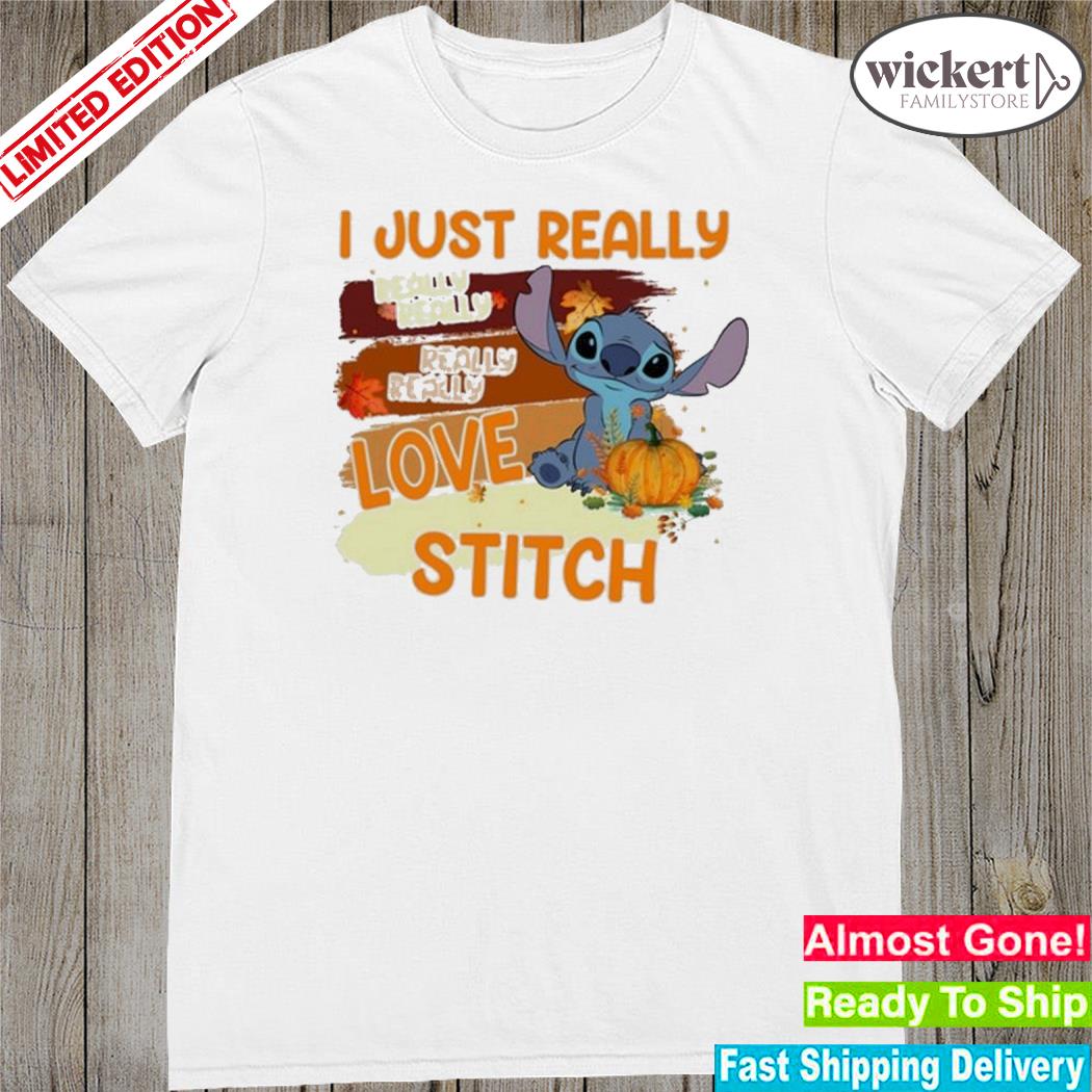 Official available I love stitch shirt