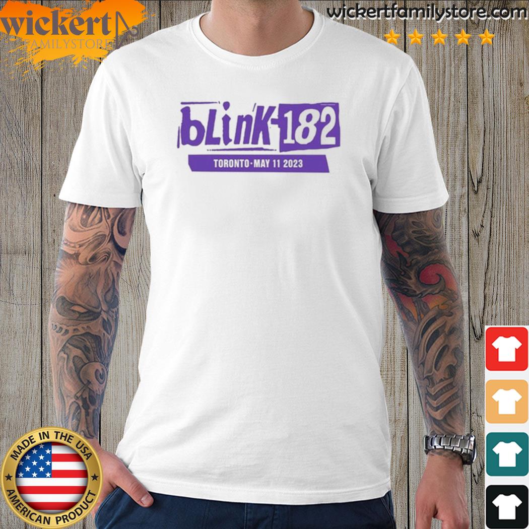 Official blink182 may 11 2023 toronto on shirt