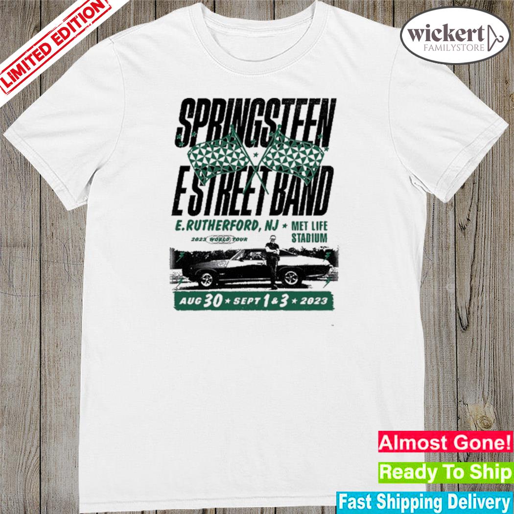Official bruce Springsteen East Rutherford Aug 30-Sept 1 & 3, 2023 Shirt