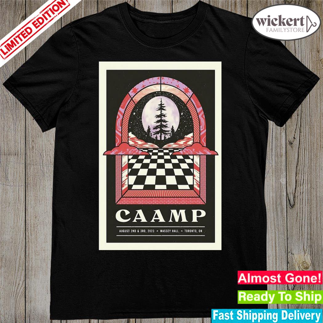 Official caamp 2 and 3 august event toronto poster shirt