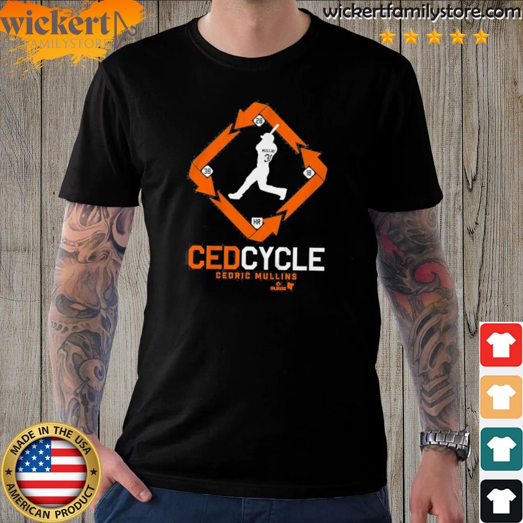 Official cedric Mullins Cycle T-Shirt