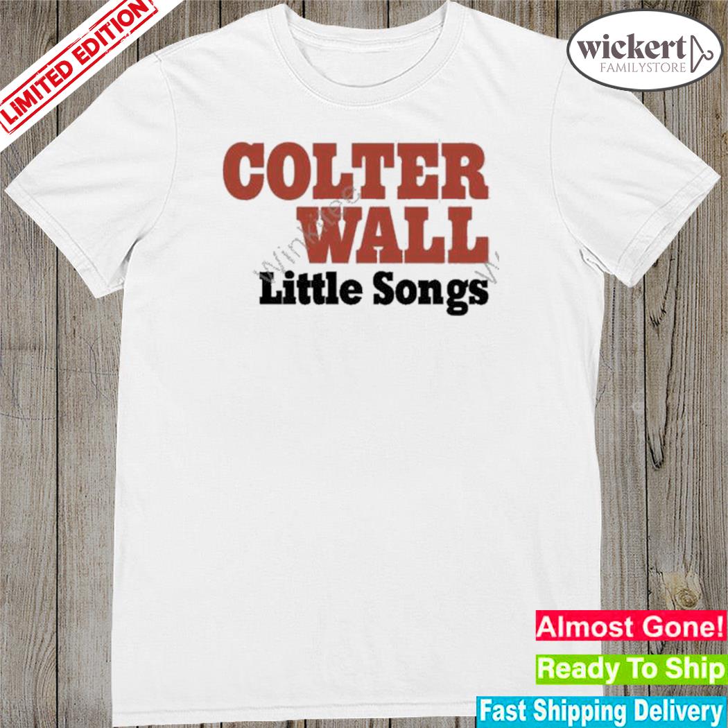 Official colter wall merch colter wall little songs album shirt