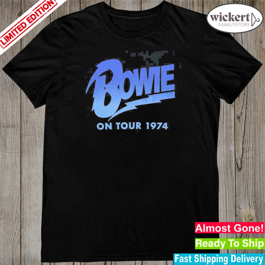 Official david bowie attractive on tour 1974 shirt