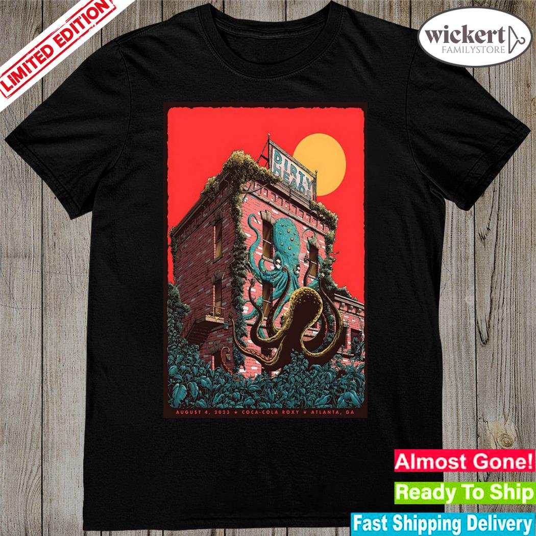Official dirty heads 4 august event atlanta poster shirt