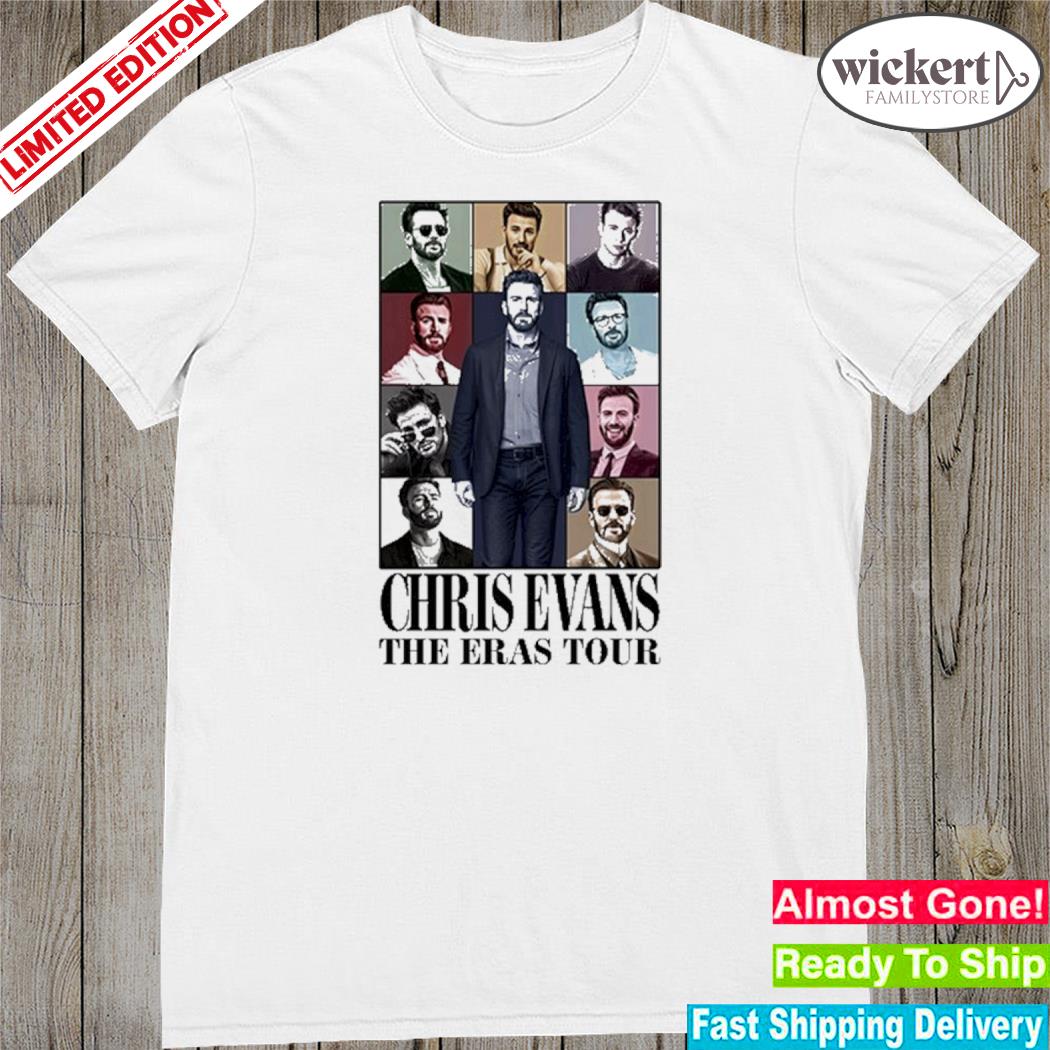 Official eovida Chris Evans The Eras Tour Shirt