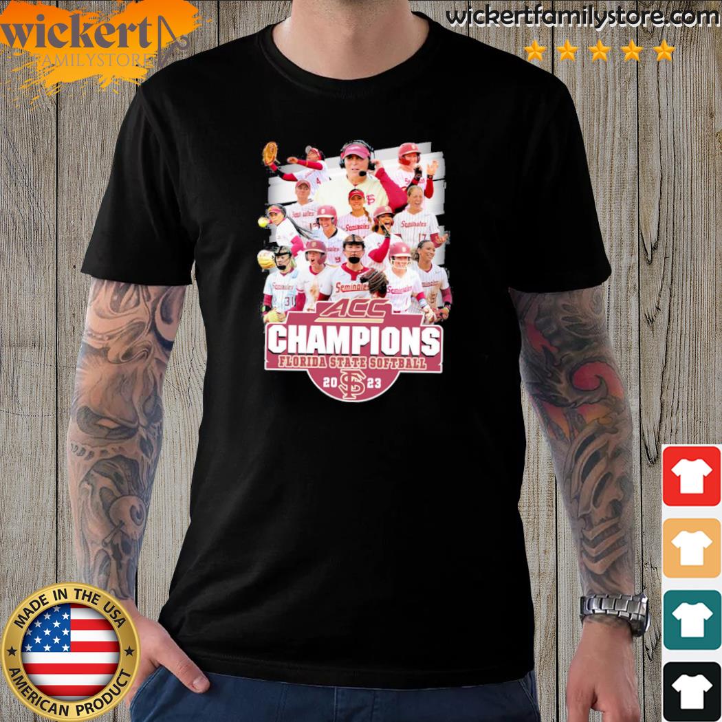 Official florida State Softball ACC Champions 2023 T-Shirt