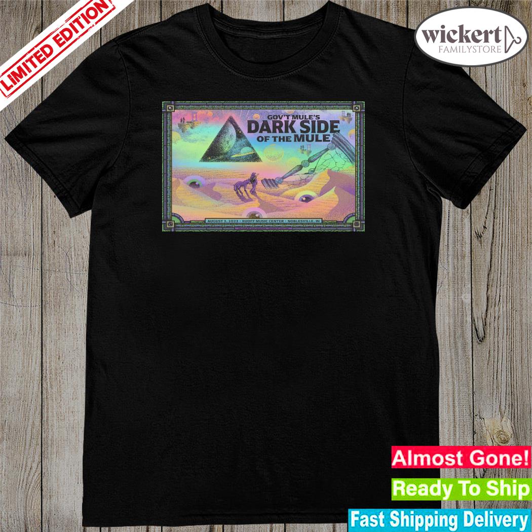 Official gov't mule's dark side of the mule tour 2023 shirt