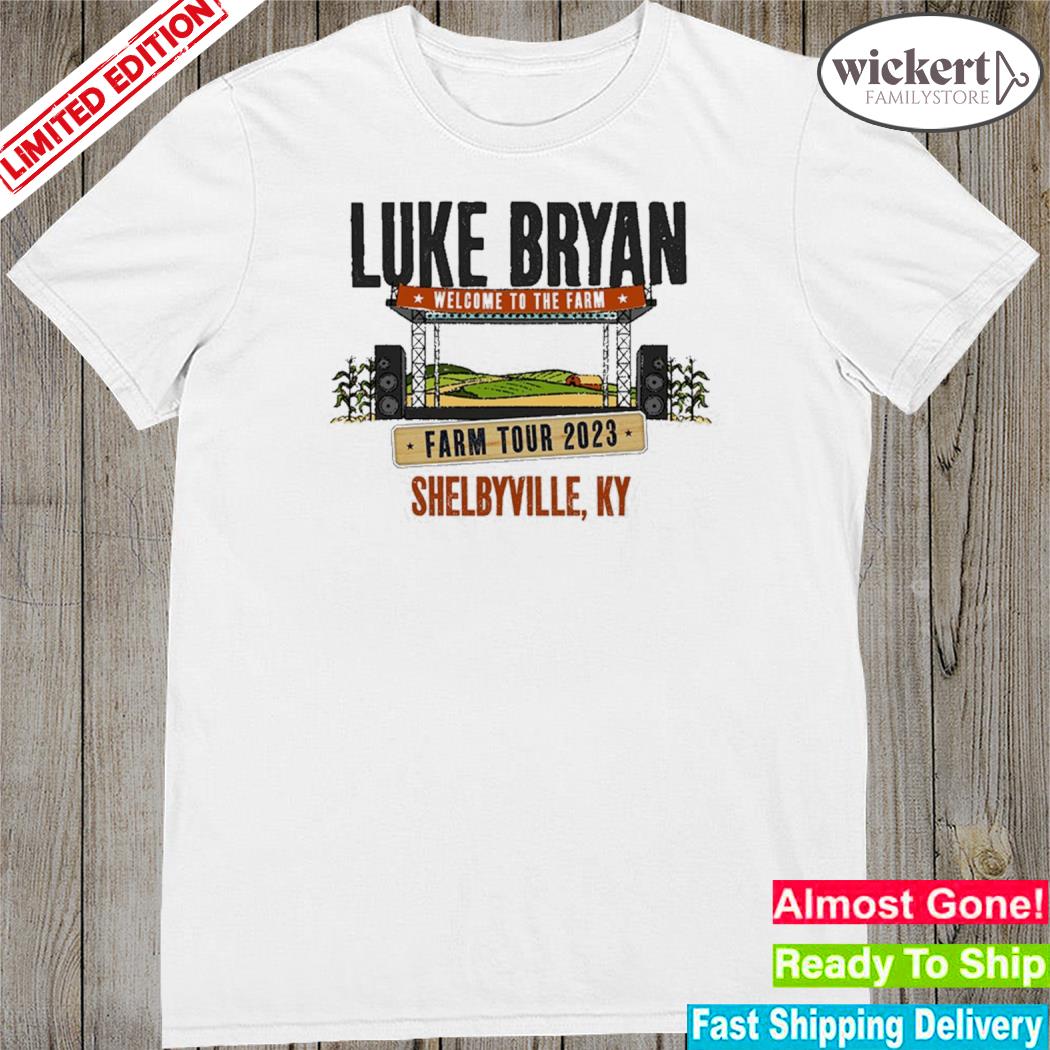 Official luke Bryan Farm Tour 2023 Shelbyville, Ky Shirt