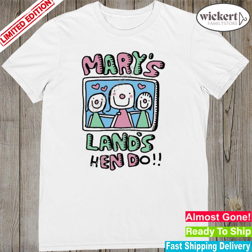Official mary's land's hendo art design t-shirt