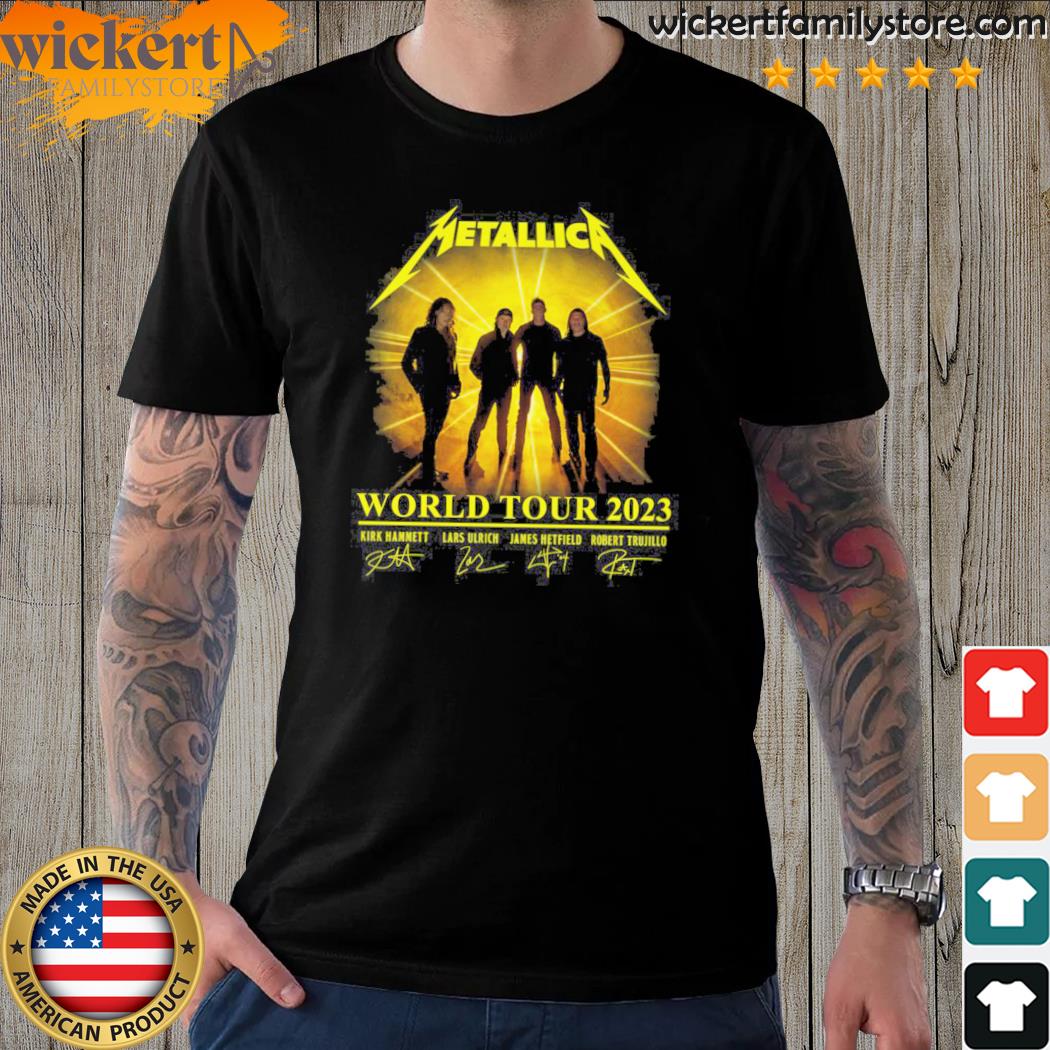 Official metallica World Tour 2023 T-Shirt