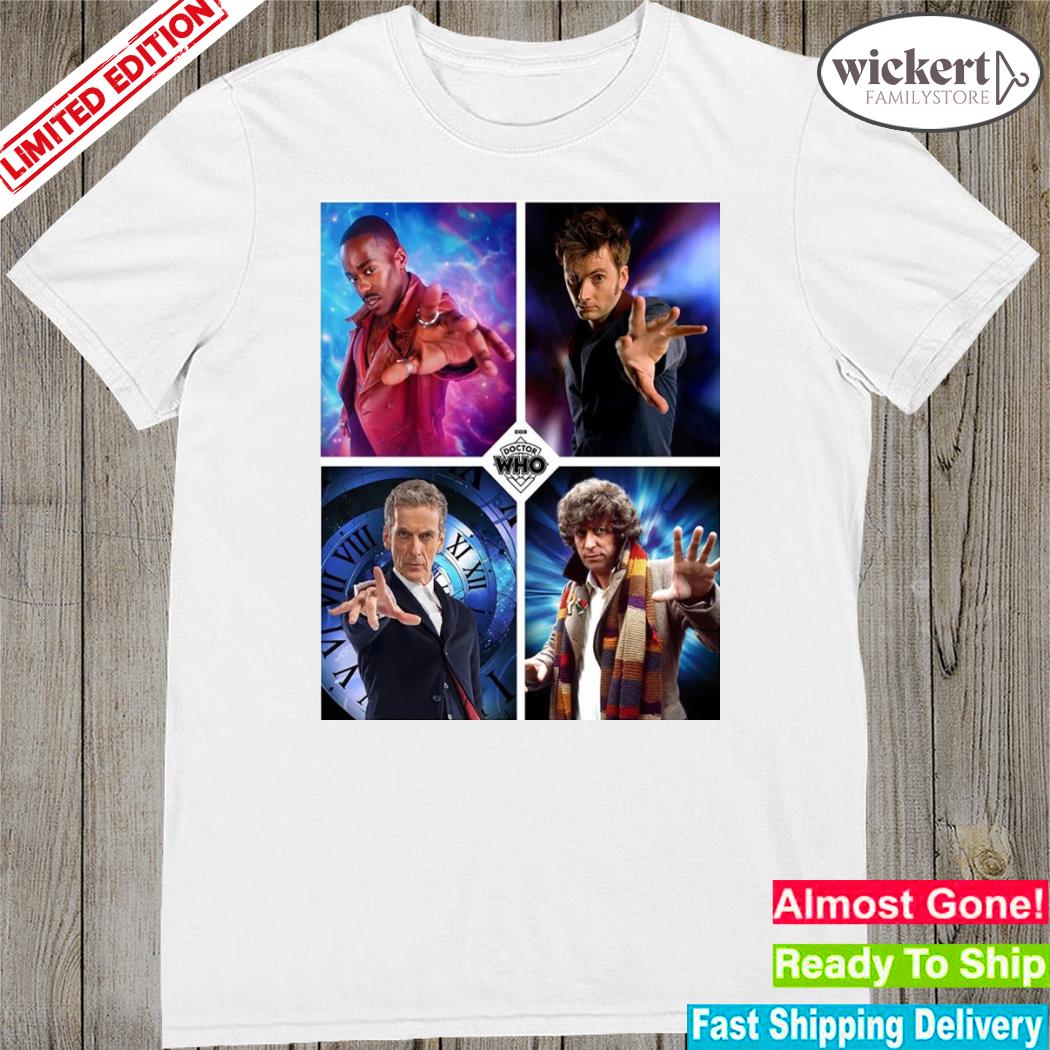 Official new all characters movie doctor who poster shirt
