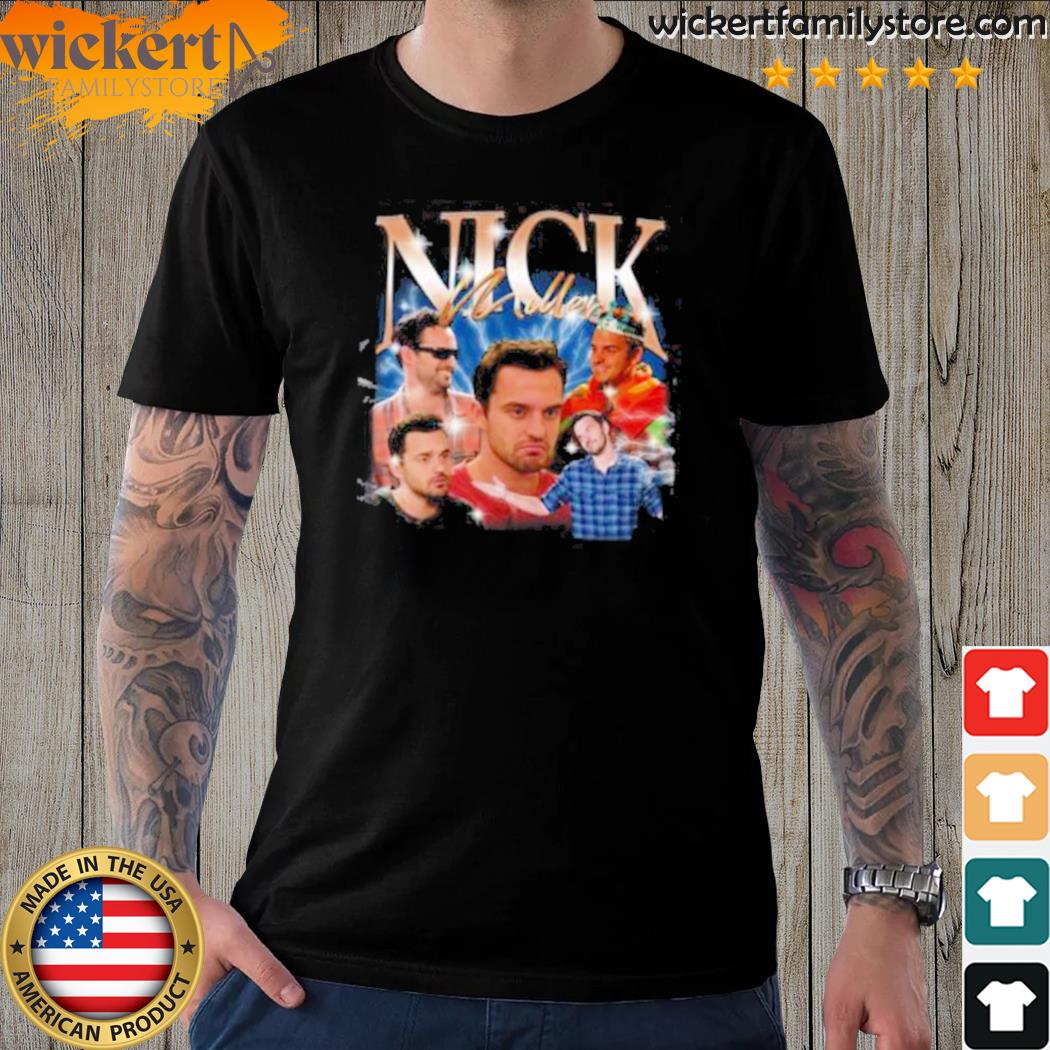 Official nick miller retro 90s shirt