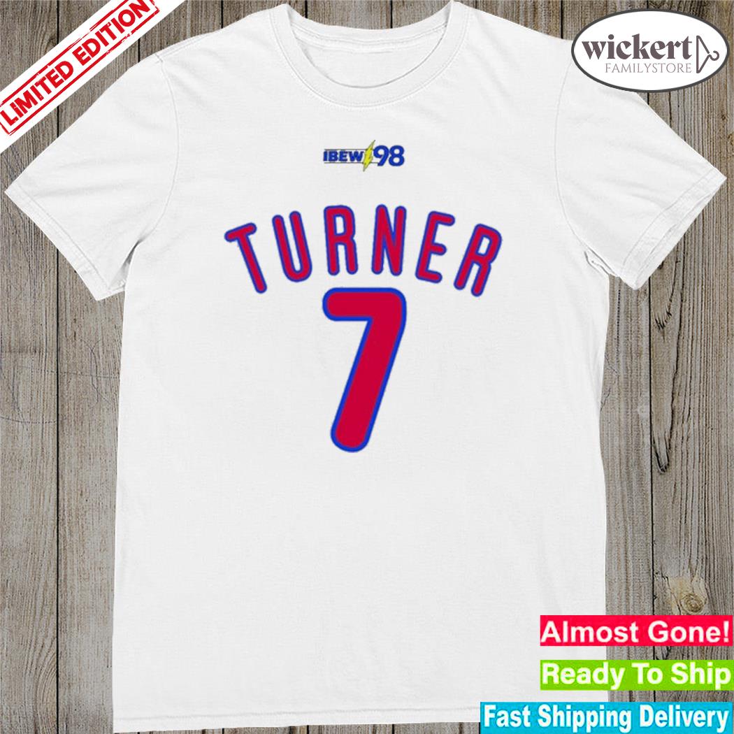 Official phillies Trea Turner IBEW Local 98 T-Shirt