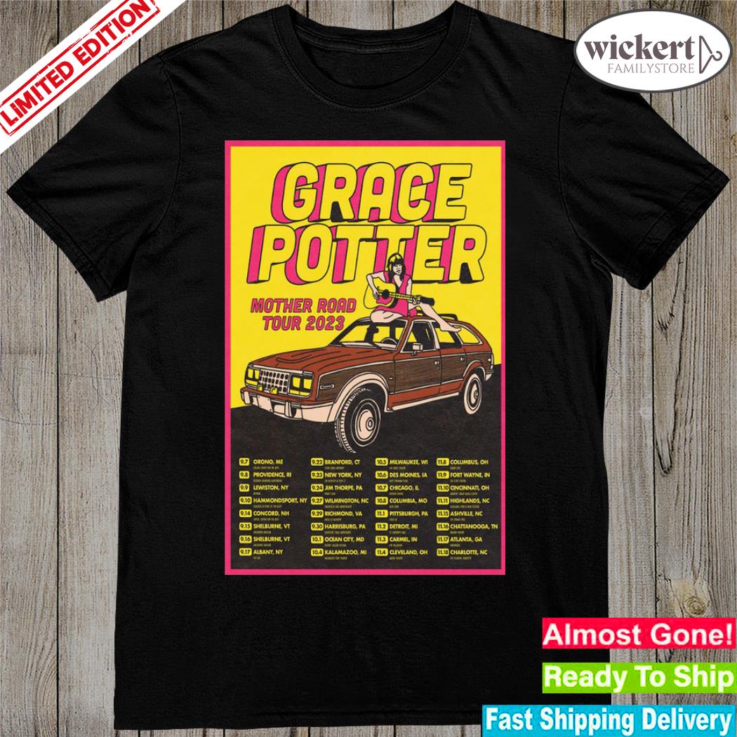 Official poster grace Potter 2023 mother road shirt