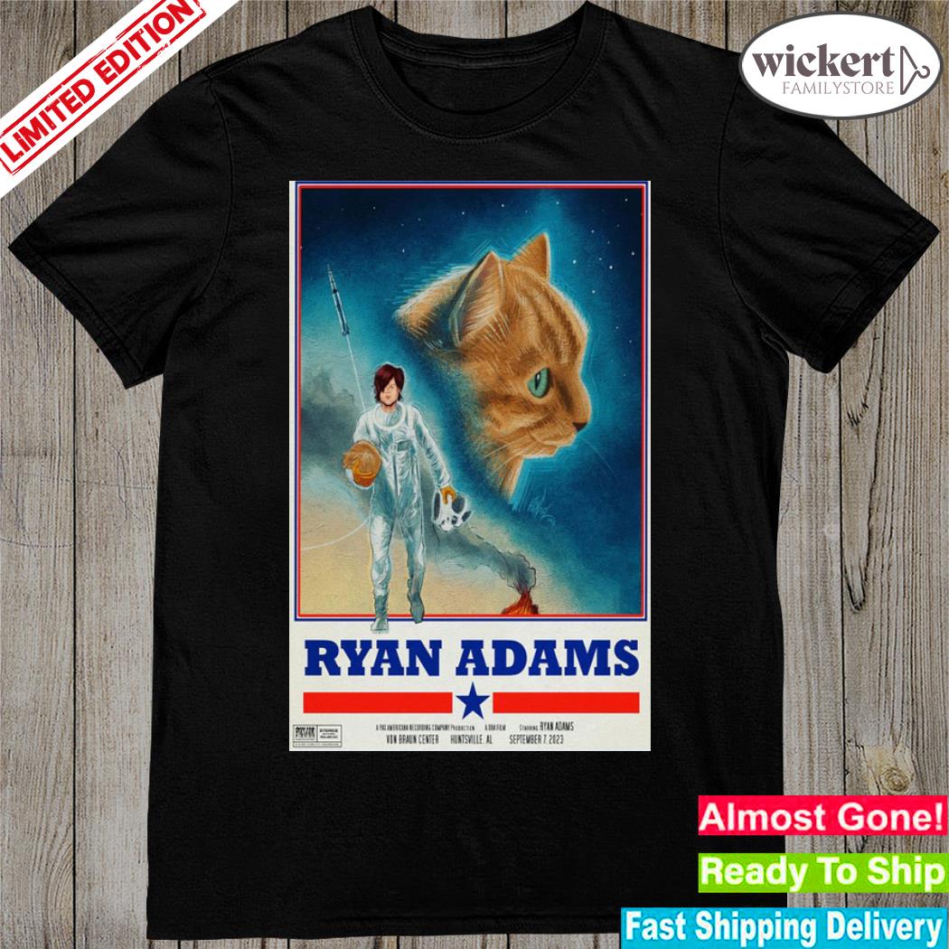 Official poster ryan adams huntsville al september 7 2023 shirt