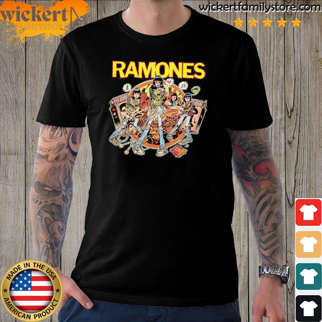 Official ramones rockaway beach secret agent shirt