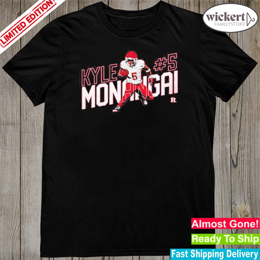 Official rutgers Ncaa Football Kyle Monangai Caricature T-Shirt