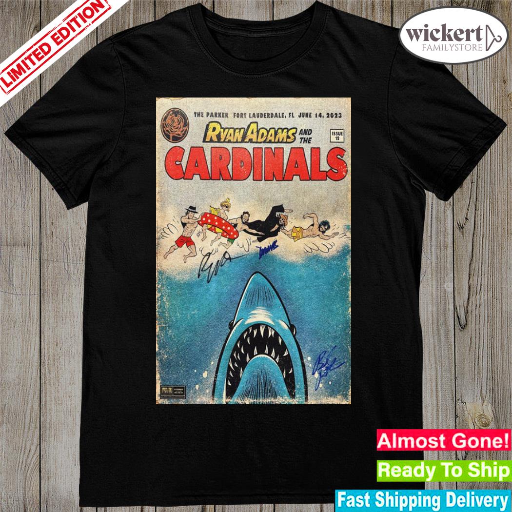 Official ryan adams and the cardinals the parker fort lauderdale fl june 14 2023 shirt
