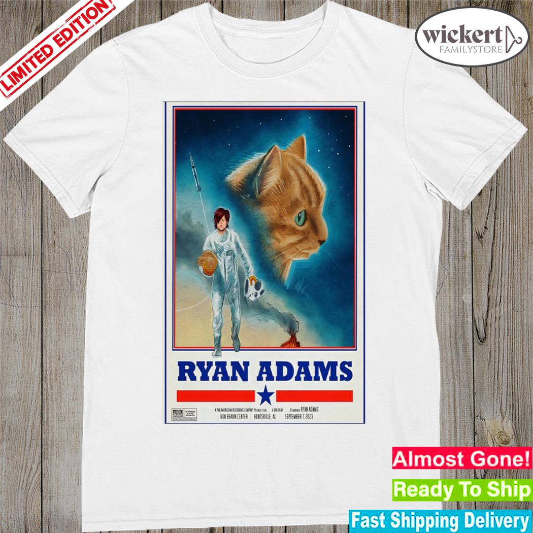 Official ryan adams's concert von braun center huntsville 07 sep 2023 poster shirt