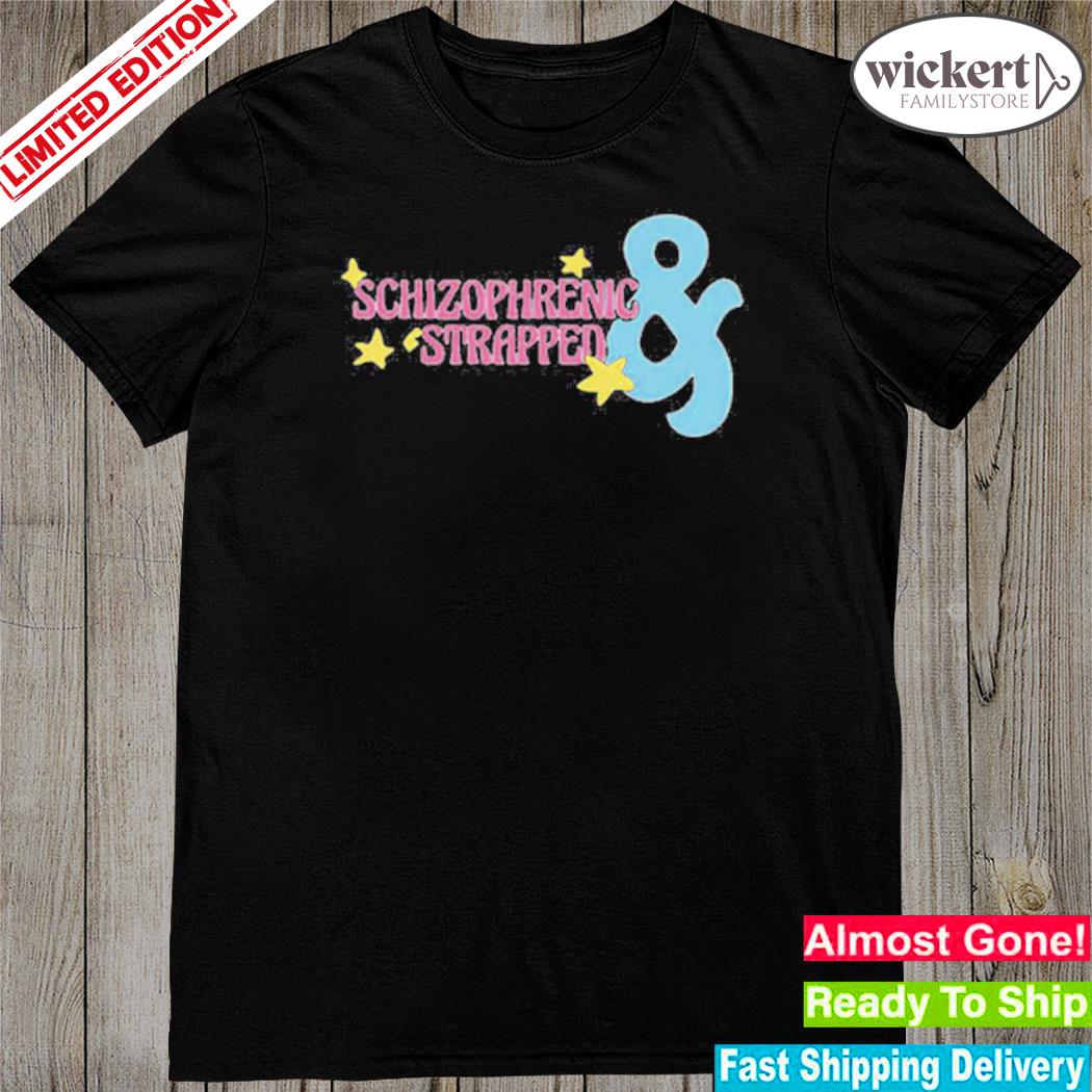 Official schizophrenic and strapped colorful logo 2023 shirt